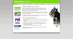 Desktop Screenshot of happypawspet.com
